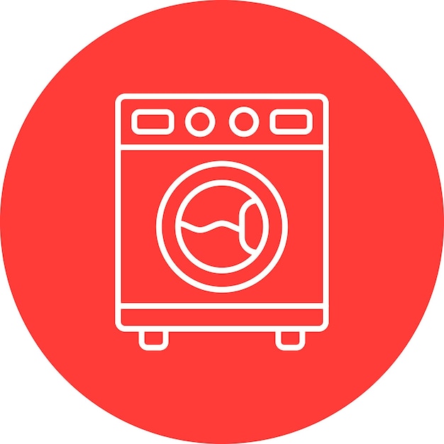 Icon van de wasmachine