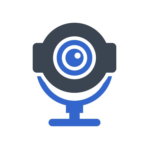 Vector icon van de webcam