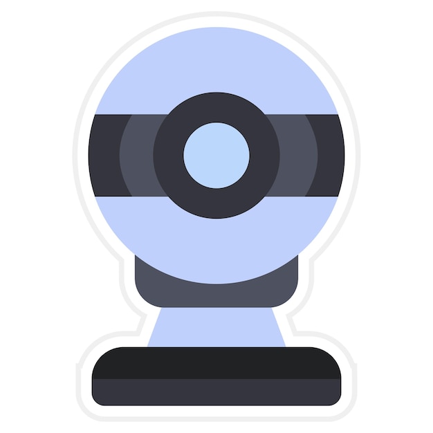 Vector icon van de webcam
