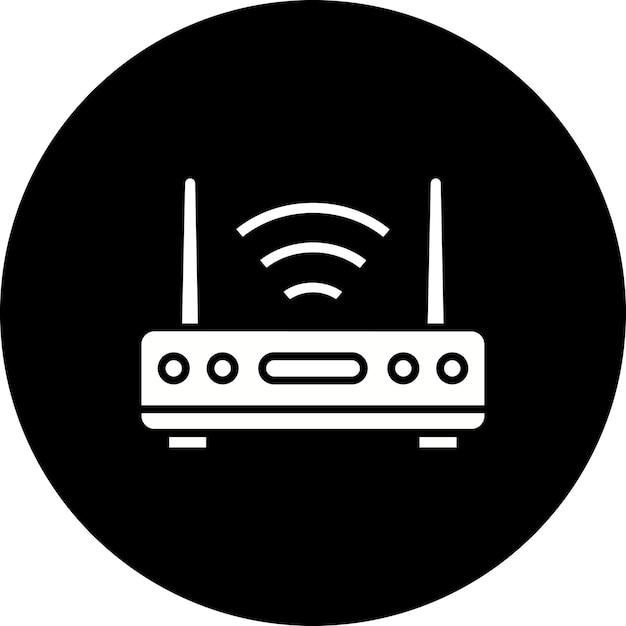 Icon van de WiFi-router