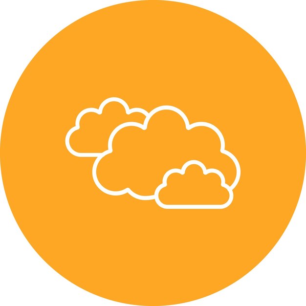 Icon van de wolken