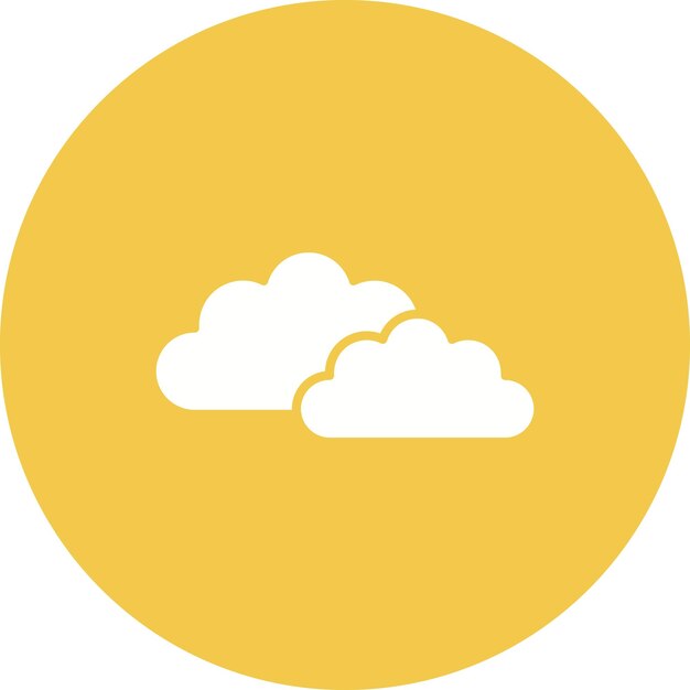 Icon van de wolken