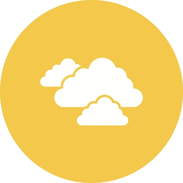 Icon van de wolken