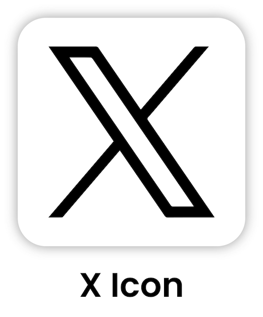 Vector icon van de x