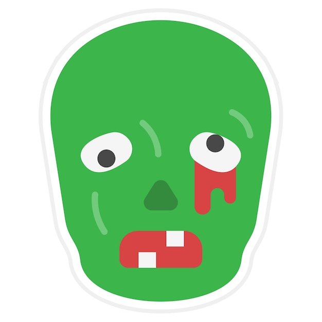 Icon van de zombie.