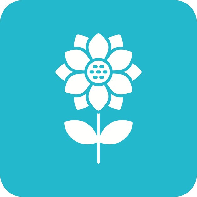 Icon van de zonnebloem