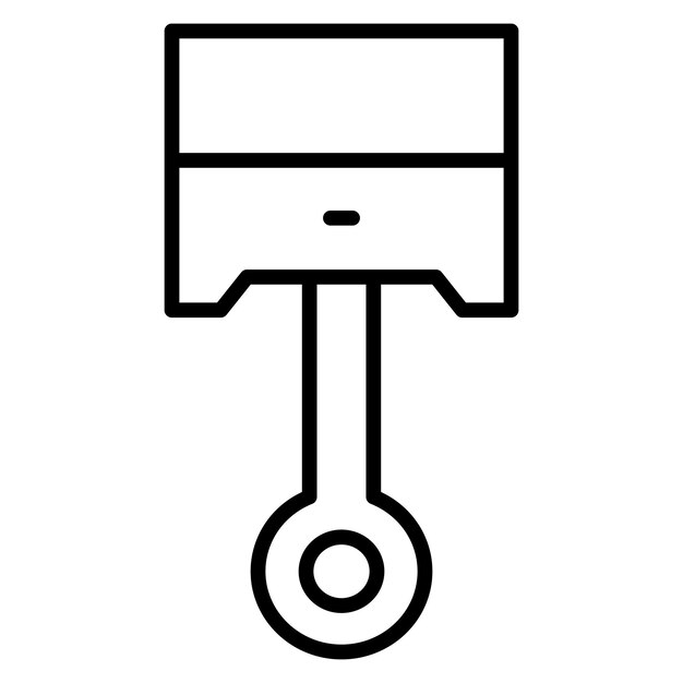 Icon van de zuiger