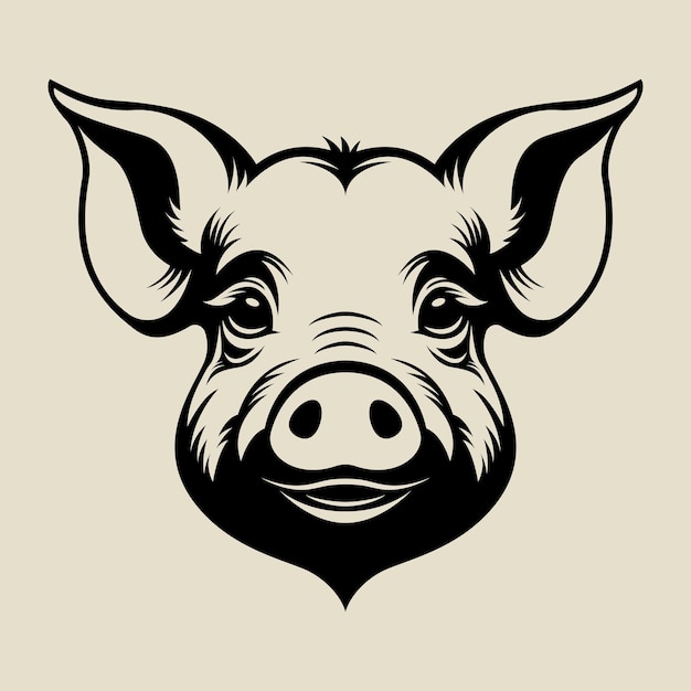 Icon van een dier op een varkensboerderij