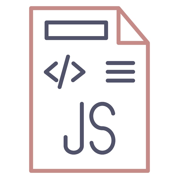 Icon van een Javascript-bestand