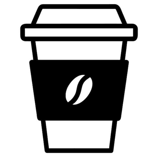 Vector icon van een koffiekop