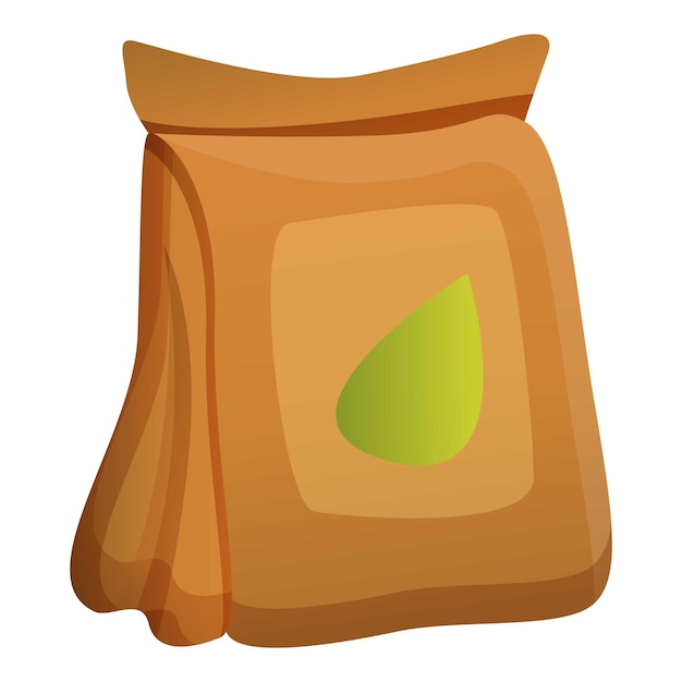 Icon van een matcha-theepakket Cartoon van het matcha-tee-pakket vector-icon voor webontwerp geïsoleerd op witte achtergrond