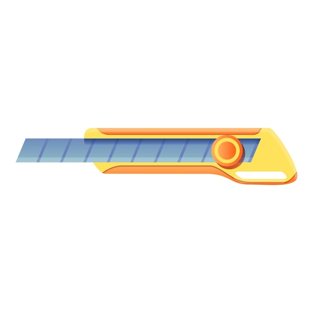 Icon van een metaalknipper Cartoon van een vector-icone van een metalenknipper voor webontwerp geïsoleerd op een witte achtergrond