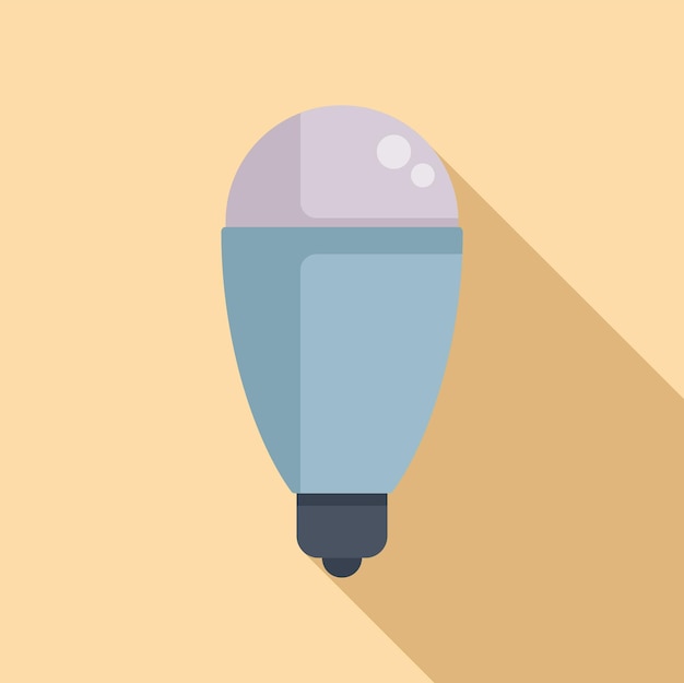 Icon van een slimme verlichting met vlakke vector afstandsbediening