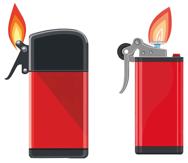 Icon van elektrische gas aansteker