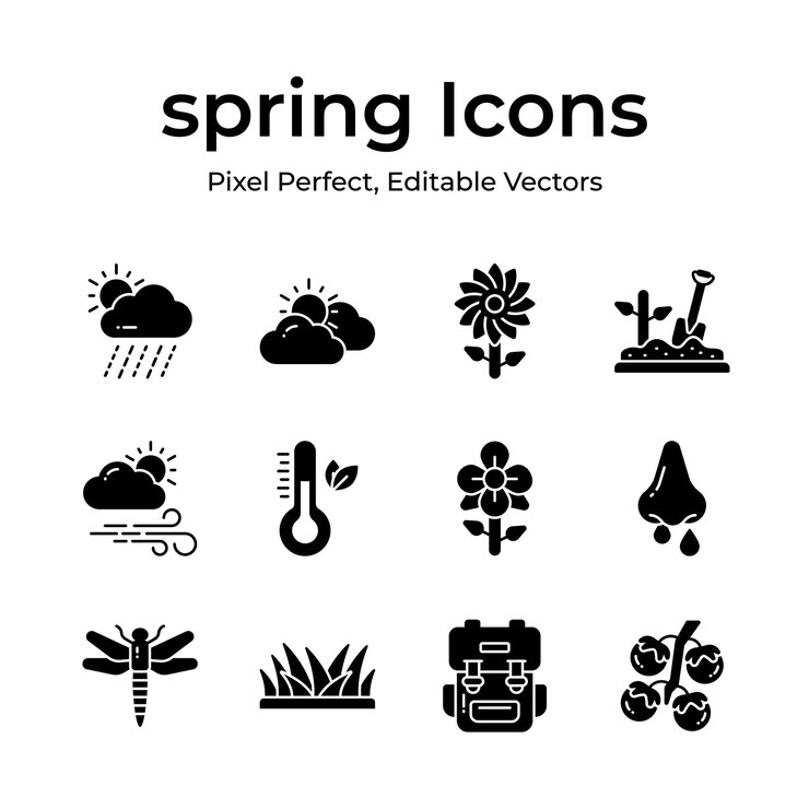Vector icon van gazon gras in trendy stijl klaar voor ons premium icoon geïsoleerd op witte achtergrond