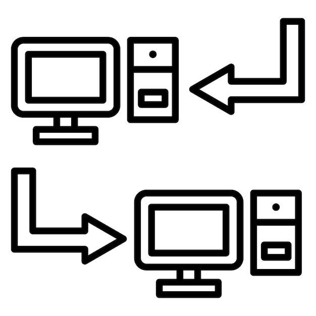Icon van gedeelde systemen