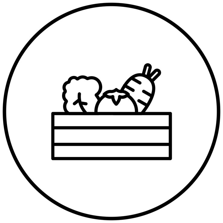 Icon van groentevector Kan worden gebruikt voor voedings-iconset