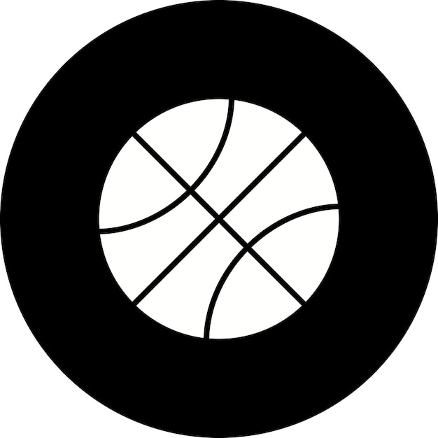 Icon van het basketbal