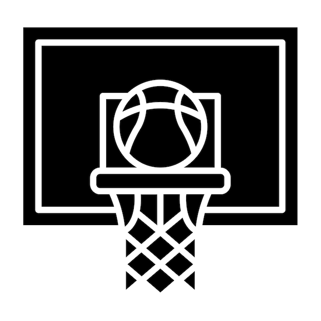 Vector icon van het basketbal