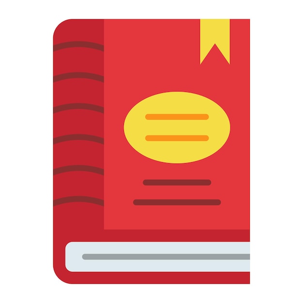 Vector icon van het boek