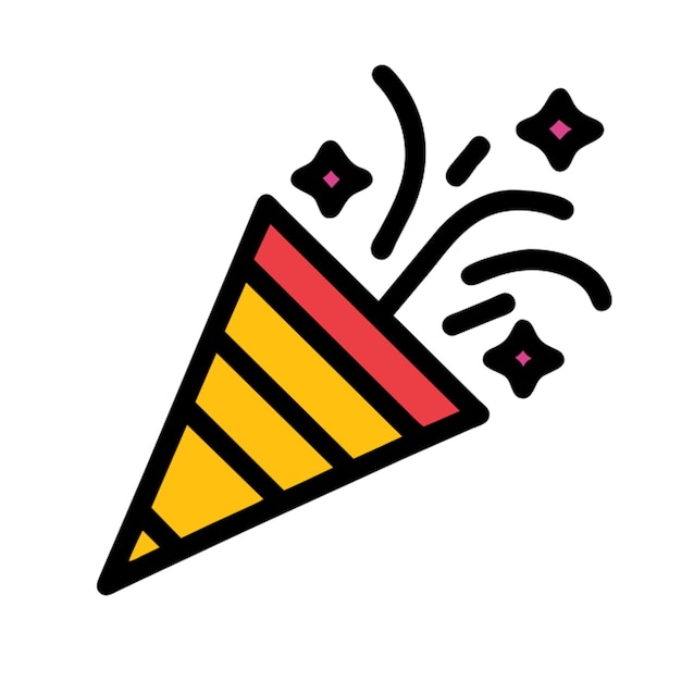 Icon van het confetti