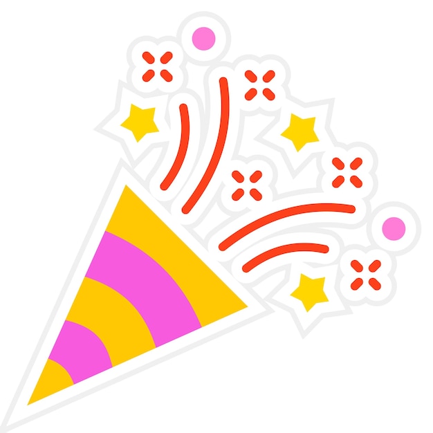 Icon van het confetti
