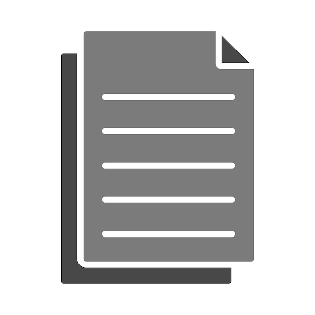 Icon van het document