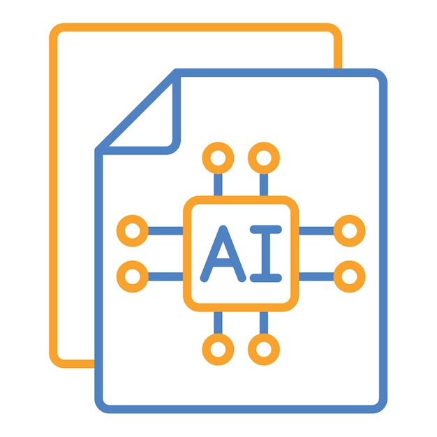 Vector icon van het document