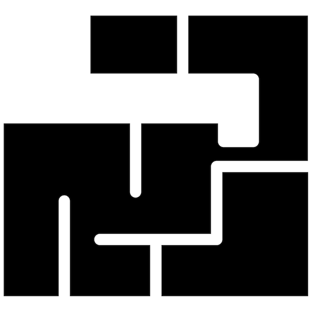 Icon van het evacuatieplan