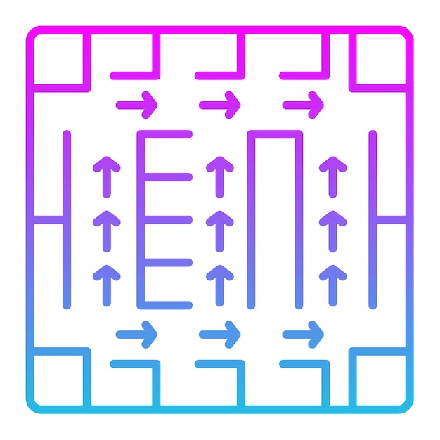 Icon van het evacuatieplan