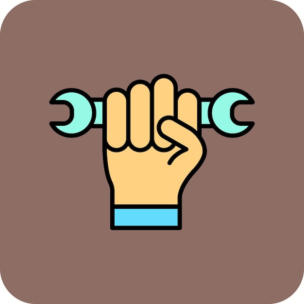 Icon van het gereedschap
