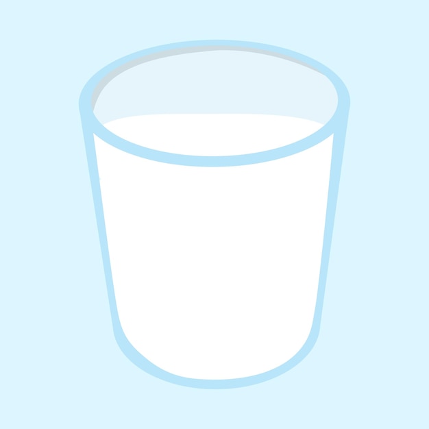 Icon van het glas melk