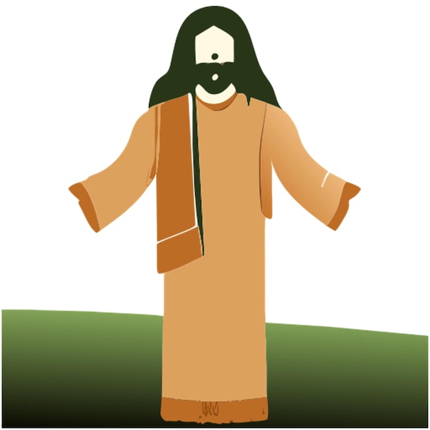 Icon van het hele lichaam van Jezus