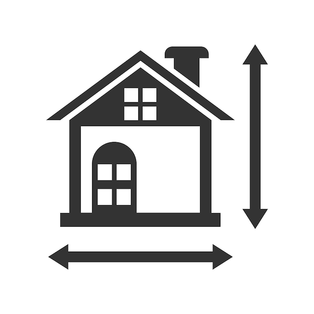 Icon van het huisplan