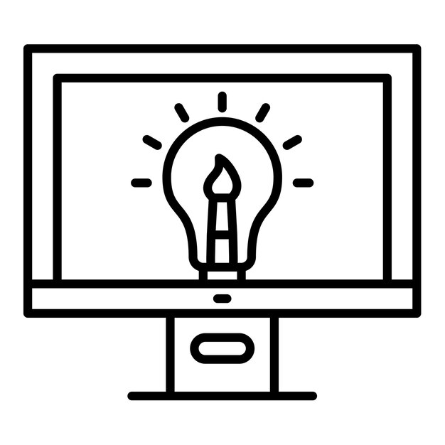 Icon van het idee
