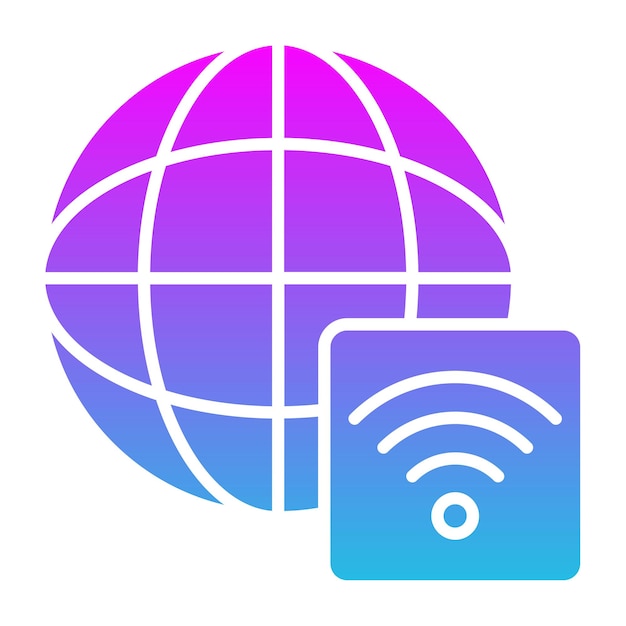 Icon van het internet