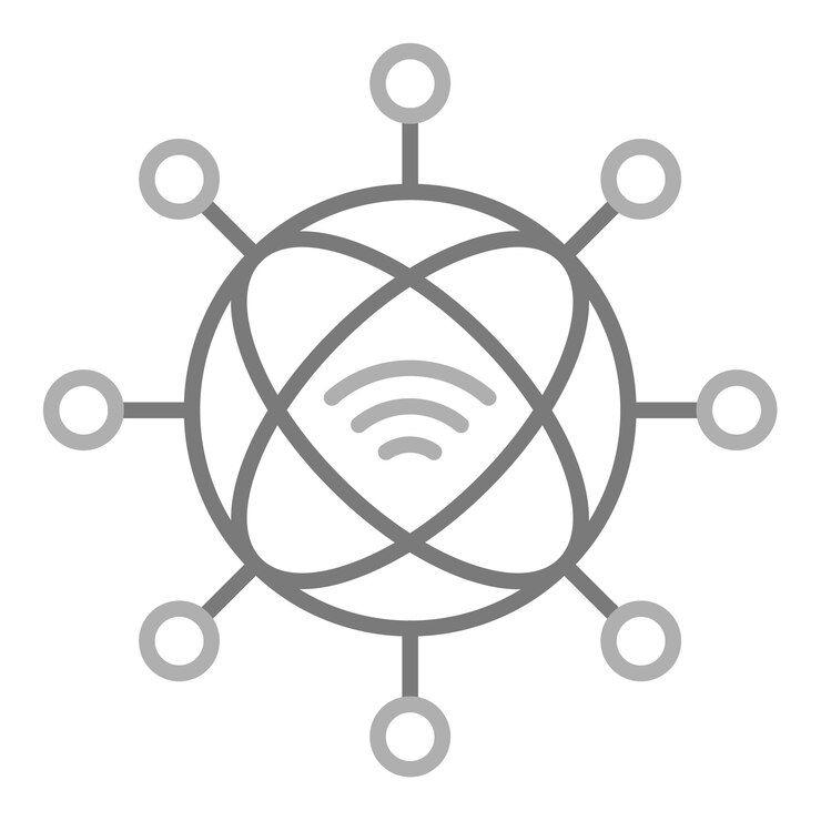 Vector icon van het internet