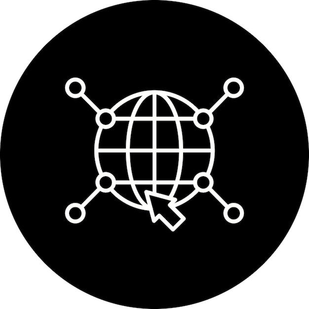 Icon van het internet