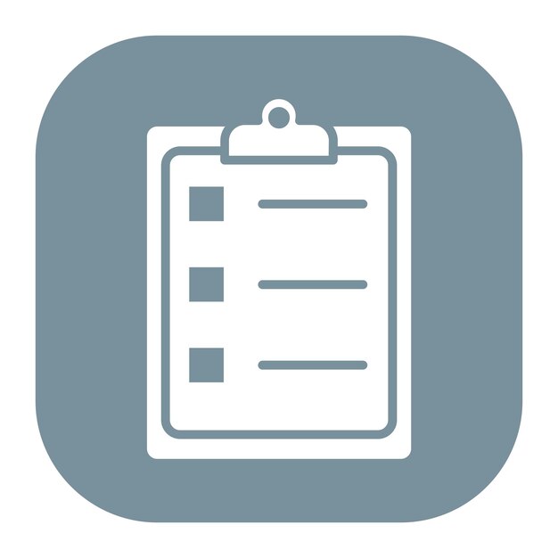 Icon van het klembord