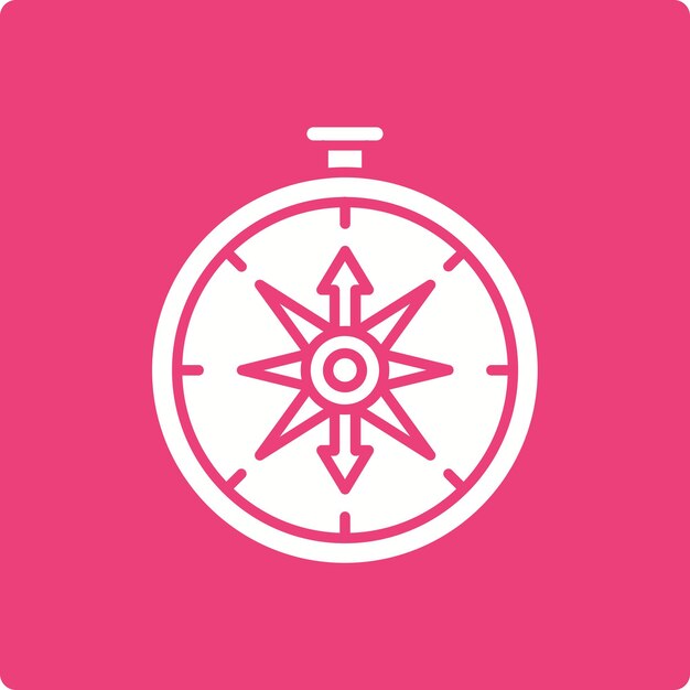 Icon van het kompas