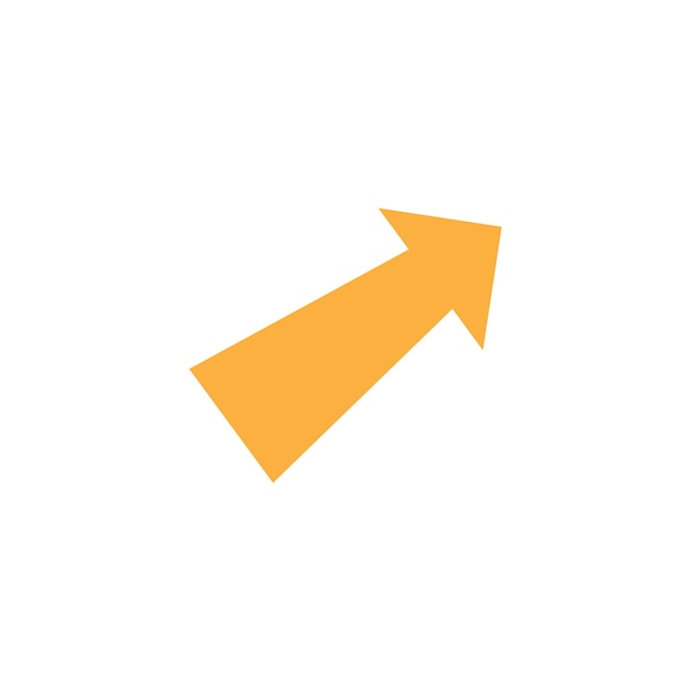 Icon van het logo met pijlillustratie