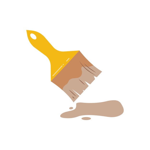 Icon van het logo van de penseel