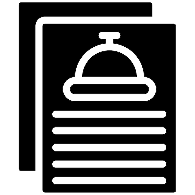 Icon van het menu