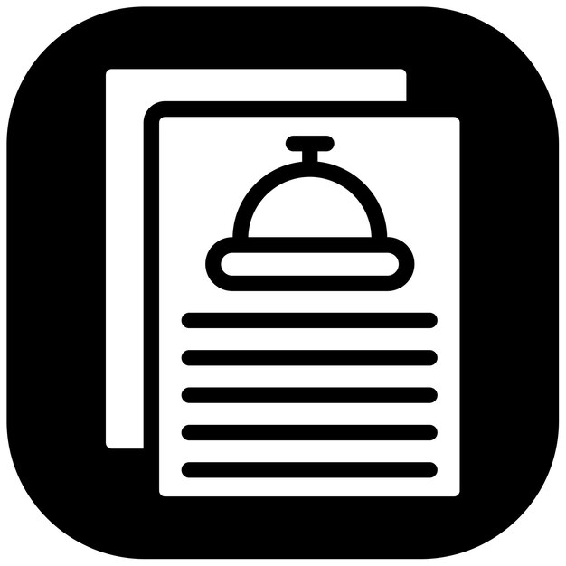 Icon van het menu