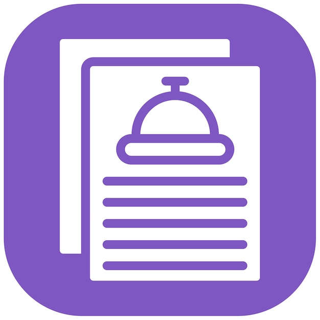 Icon van het menu