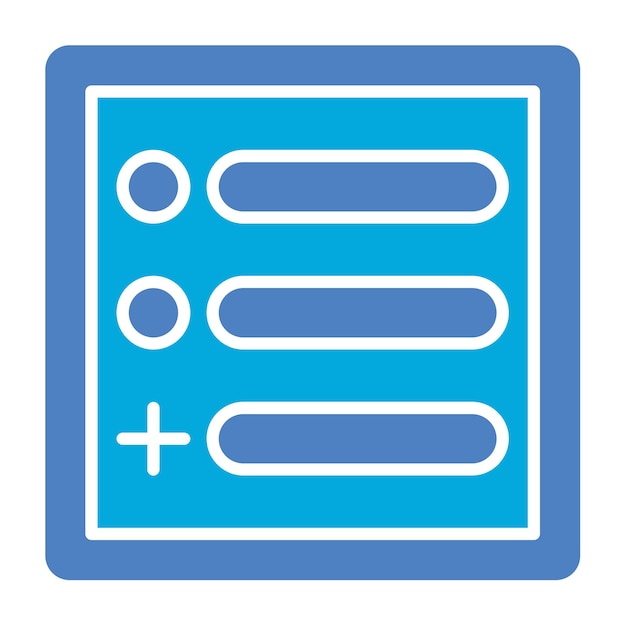 Icon van het menu