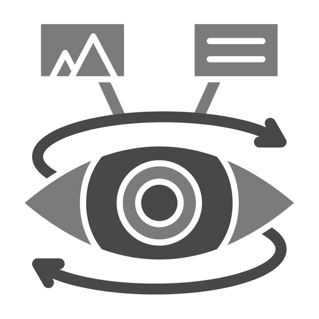 Vector icon van het oog