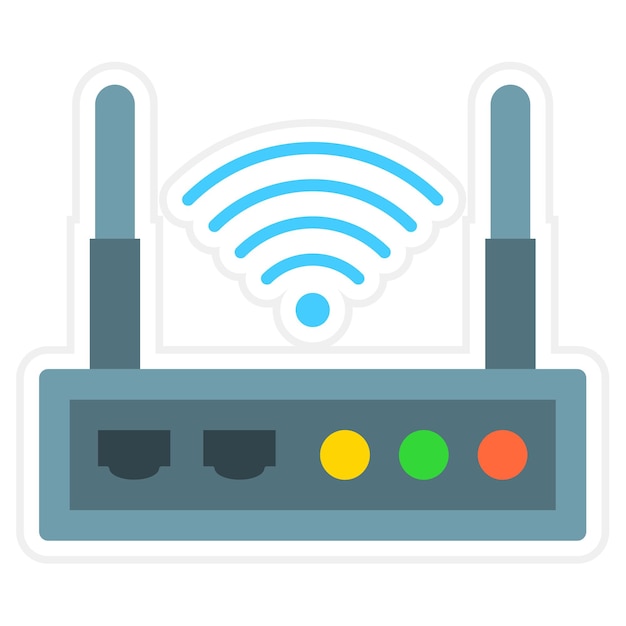 Icon van het routerapparaat