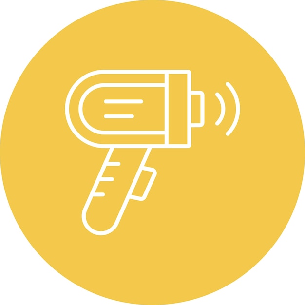 Icon van het thermometer pistool