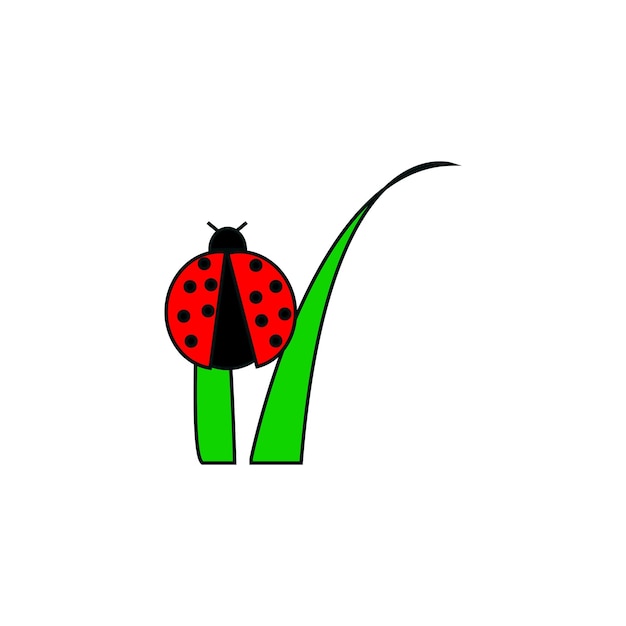 Icon van het type ladybug vector